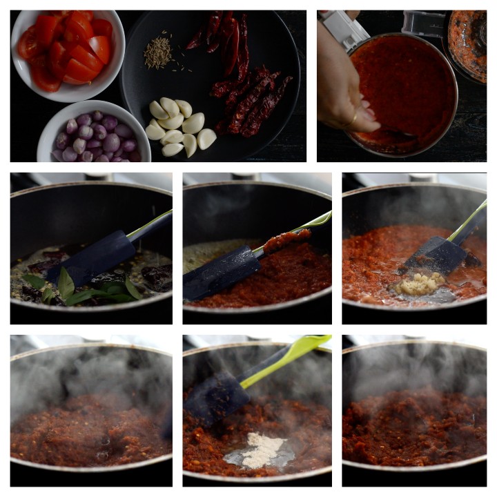 Chettinad Kara Chutney Steps