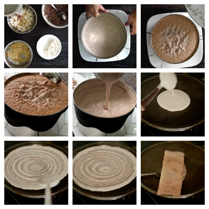 Crispy Ragi Dosa Recipe Steps