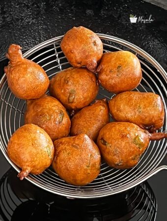 Deep fried street style mysore bajji